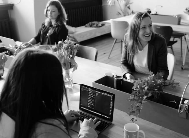 workers in an office